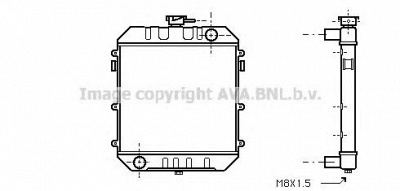 AVA QUALITY COOLING ol2018 -  Радиатор, охлаждение двигателя